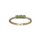 APP: 0.6k Fine Jewelry 14 KT Gold, 0.18CT Green Emerald And Diamond Ring