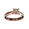 APP: 4.8k Fine Jewelry 14 kt. Rose Gold, 0.54CT Round Cut Diamond Ring