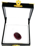 APP: 0.4k 23.64CT Oval Cut Ruby Gemstone