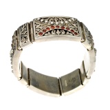 APP: 0.9k Rare Sebastian  Sterling Silver Diamond Bracelet