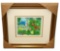 Chagall (After) 'Paysage' Museum Framed Giclee-Limited Edition