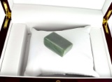 APP: 3.6k 243.50CT Rectangle Cut Cabochon Green Jade Gemstone