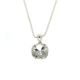 Fine Jewelry Designer Sebastian, Topaz And Sterling Silver Pendant With Chain