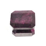 APP: 1.6k 640.50CT Rectangular Step Cut Ruby Gemstone