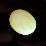 APP: 0.6k 2.20CT Oval Cut Cabochon Multi-Colored Semi-Crystal Opal Gemstone