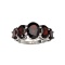 APP: 0.4k Fine Jewelry 5.42CT Oval Cut Almandite Garnet And Sterling Silver Ring