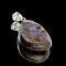 14.80CT Boulder Opal Sterling Silver Pendant