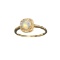 APP: 1k Fine Jewelry 14 KT Gold, 0.64CT Opal And Diamond Ring