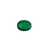 APP: 3.9k 3.88CT Oval Cut Green Emerald Gemstone