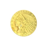 Extremely Rare 1915 $2.50 U.S. Indian Head Gold Coin