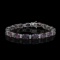 APP: 1.3k *Silver 18.60ctw Oval Mystic Quartz and 1.60ctw Topaz Bracelet (Vault_R8_44443)