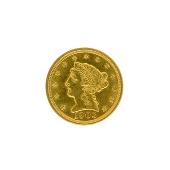 *1903 $2.5 Liberty Head Gold Coin (DF)