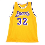 Very Rare Magic Johnson Signed Lakers Jersey Authenticated By JSA