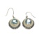 APP: 0.4k 9.00CT Round Cut Blue Topaz Sterling Silver Earrings