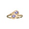 APP: 1.1k Fine Jewelry, Designer Sebastian 14KT Gold, 0.37CT Tanzanite And Diamond Ring