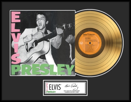 ELVIS PRESLEY ''Elvis Presley'' Gold LP-Limited Edition
