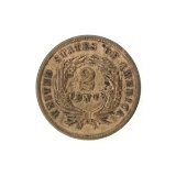 1864 Two-Cent Piece Coin