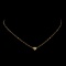 *Fine Jewelry 14 KT Gold Singapore W Puffed Heart 1.4GM. 16'' Necklace