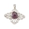 APP: 1.2k Fine Jewelry Designer Sebastian, 6.30CT Ruby And White Topaz Sterling Silver Pendant