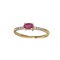 APP: 0.6k Fine Jewelry 14 KT Gold, 0.26CT Ruby And Diamond Ring