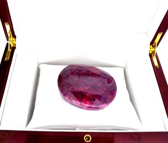 APP: 18.5k 1089.50CT Oval Cut Ruby Gemstone