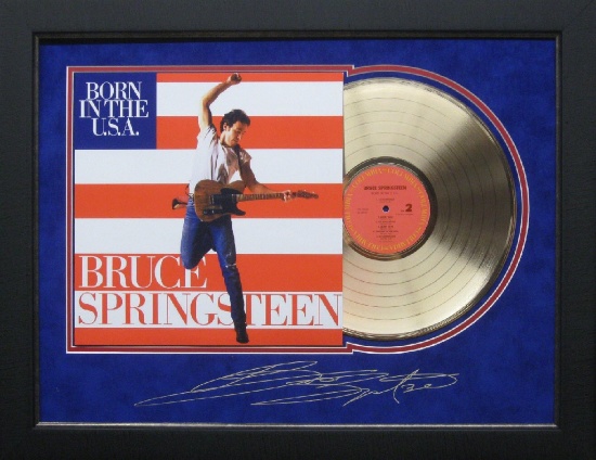 *Rare Original Bruce Springsteen Laser Engraved Record