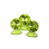 APP: 1.1k 5.66CT Round Cut Green Peridot Parcel