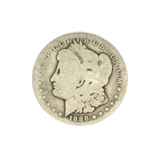 1886 U.S. Morgan Silver Dollar Coin