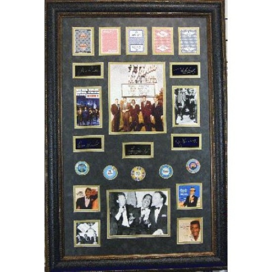 Rat Pack Number 2 Engraved Real Chips & Cards