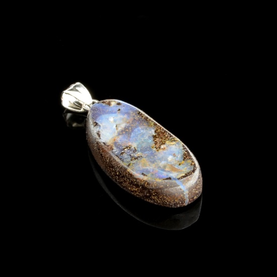 16.70CT Boulder Opal Sterling Silver Pendant