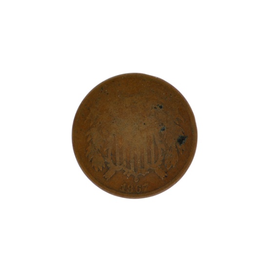 1867 Two Cent Coin