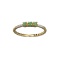 APP: 0.6k Fine Jewelry 14 KT Gold, 0.18CT Green Emerald And Diamond Ring