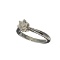 APP: 2.3k 14 kt. White Gold, 0.56CT Round Cut Diamond Ring