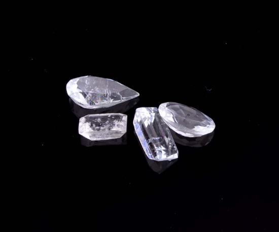 APP: 1.2k 2.98CT Various Shapes And Sizes Natural Aquamarine Parcel