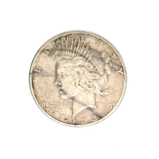1923-S U.S. Peace Type Silver Dollar Coin