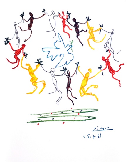 PABLO PICASSO Le Rhonde Lithograph, 322 of 500