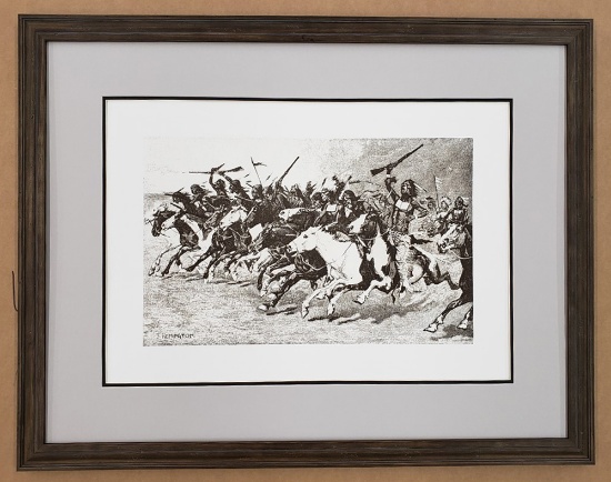 *Rare Giclee Limited Edition 03 by Fredrick Remington Plate Signed Great Investment
