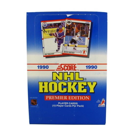 Rare 1990 Box Premier Edition NHL Cards Over 500 Cards Per Box
