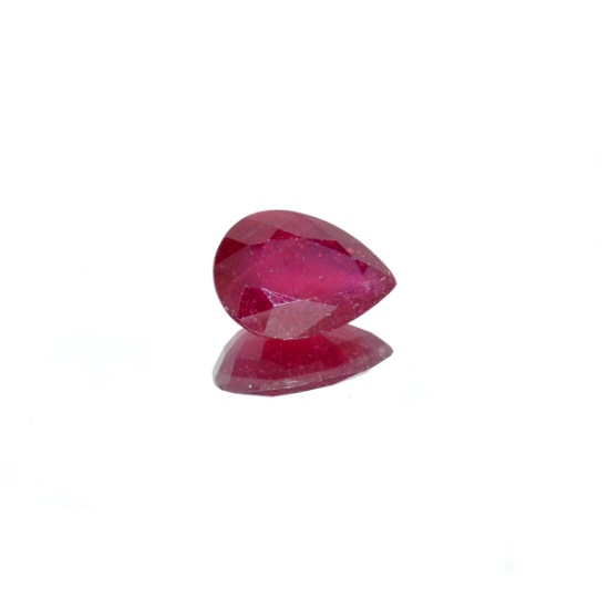APP: 1.9k 7.39CT Pear Cut Ruby Gemstone