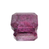 APP: 3.1k 1,242.55CT Rectangular Step Cut Ruby Gemstone