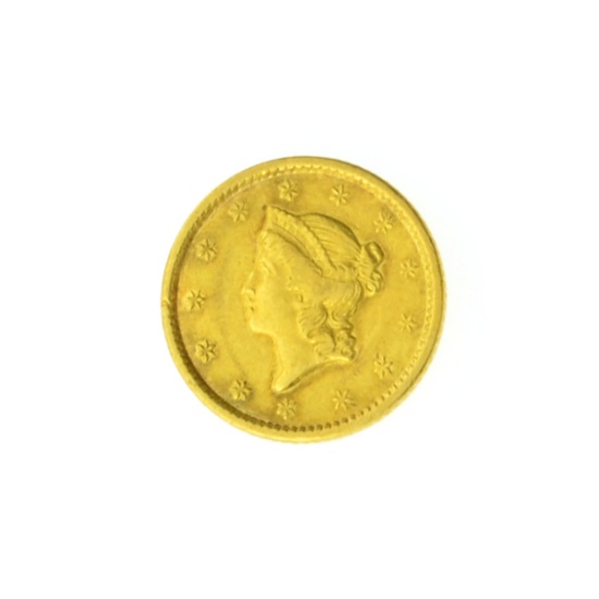 1851 $1 U.S. Liberty Head Gold Coin