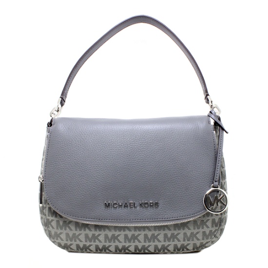 Gorgeous Brand New Never Used Heather Grey Michael Kors Medium Convertible Shoulder Tag Price $328.0