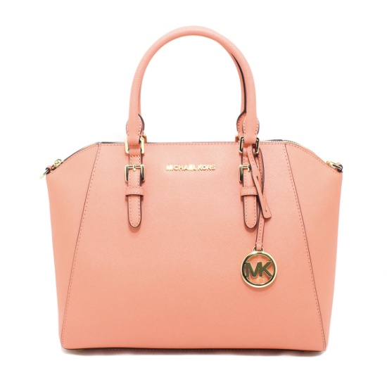 Gorgeous Brand New Never Used Pale Pink Michael Kors Large Satchel Tag Price $428.00