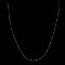 *Fine Jewelry 14 KT White Gold, 18'' Diamond Cut Link Chain (GL 25)