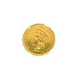 Extremely Rare 1856 $1 U.S. Princess Head Gold Coin - Great Investment