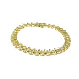 APP: 14.8k Fine Jewelry 14 kt. Gold, 5.00CT Round Full Cut Diamond Bracelet