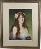 J.L. Eppler Greenfield, MA 1911 Framed Litho 24x30 -P-