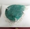 APP: 20.6k Fine Jewelry Designer Sebastian 509.94CT Pear Cut Emerald and Sterling Silver Pendant