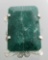 APP: 16.6k Fine Jewelry Designer Sebastian 380.37CT Emerald Cut Emerald and Sterling Silver Pendant