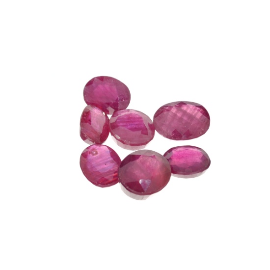 APP: 8.3k 50.03CT Oval Cut Ruby Parcel